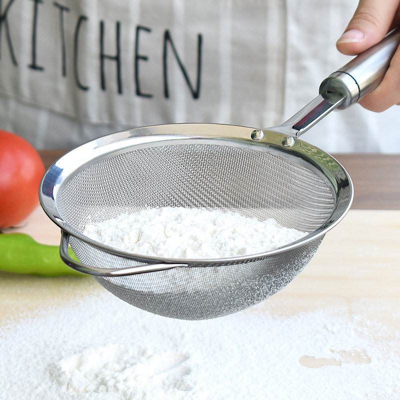 过滤网筛超细_304不锈钢过滤网筛超细厨房面粉筛子烘焙手持油漏勺家用