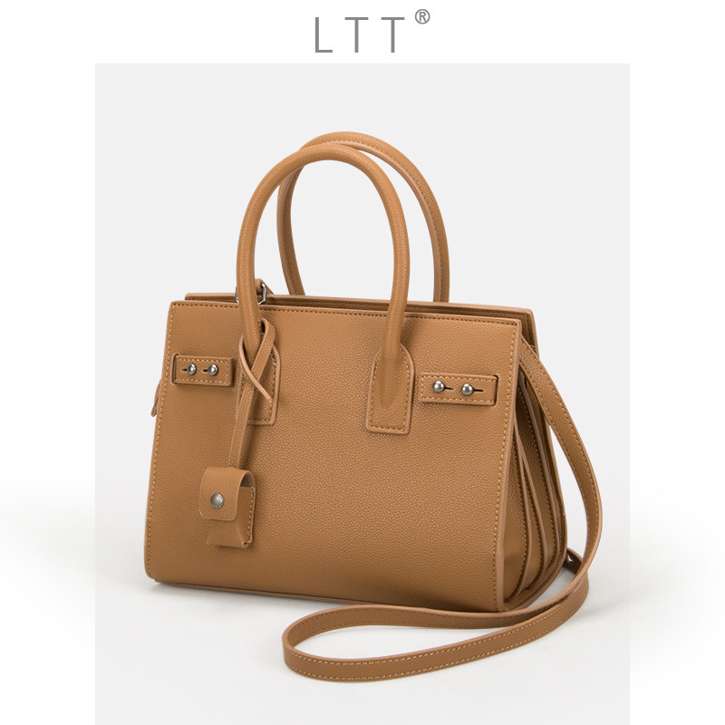 ltt 秋冬时尚手提包包女2017新款潮韩版凯莉包百搭斜挎单肩手拎包
