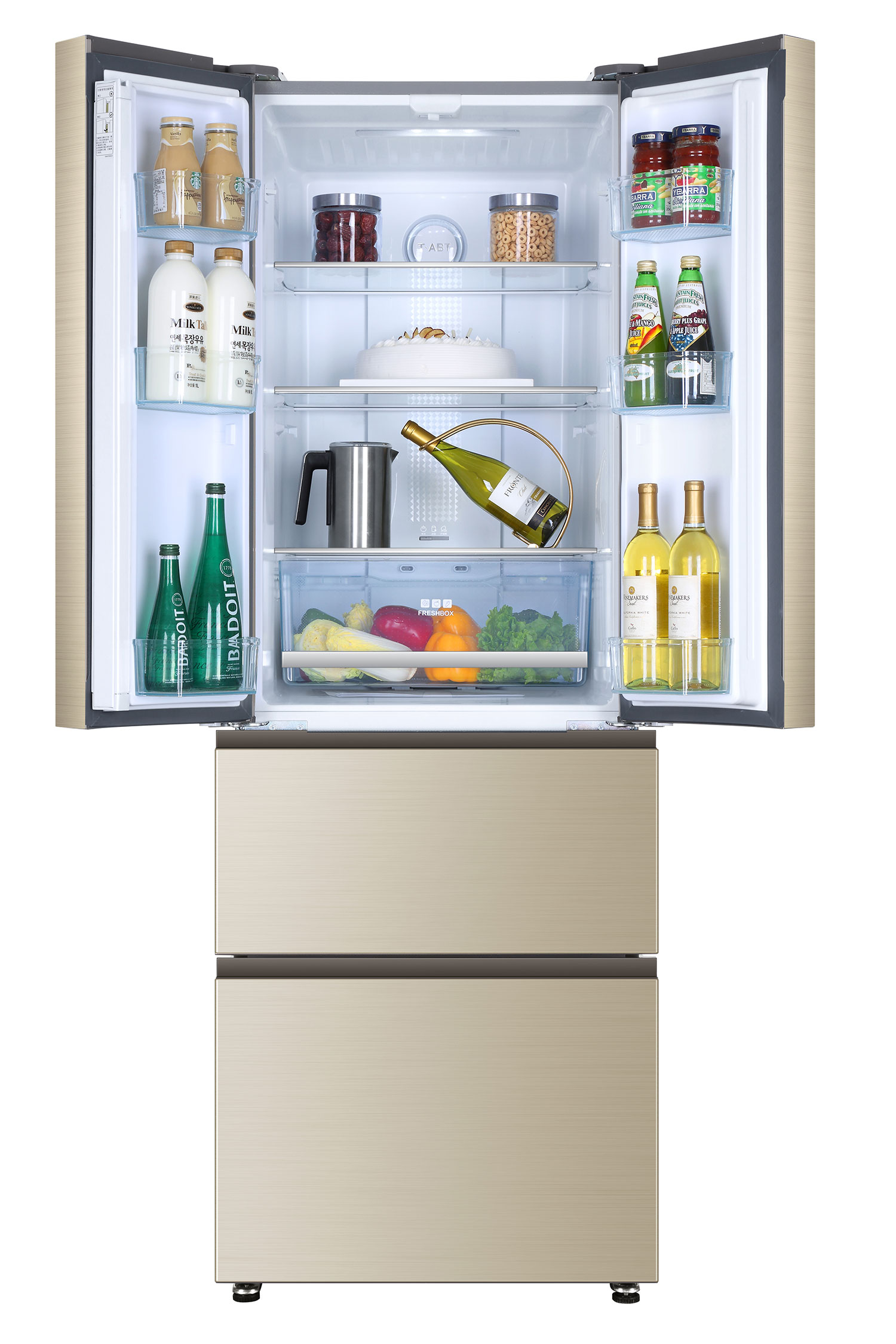 haier/海尔 bcd-329wdvl 变频无霜电冰箱法式多门四开