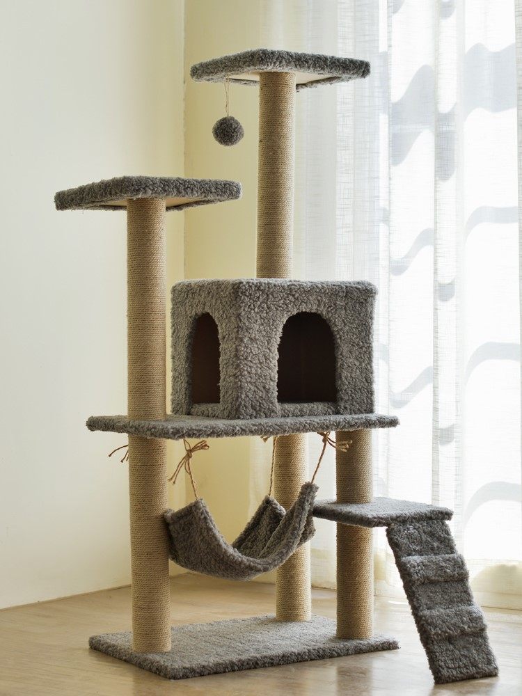 猫咪用品 猫窝 双层_猫爬架猫窝猫树猫架子猫抓板猫别墅宠物猫玩具
