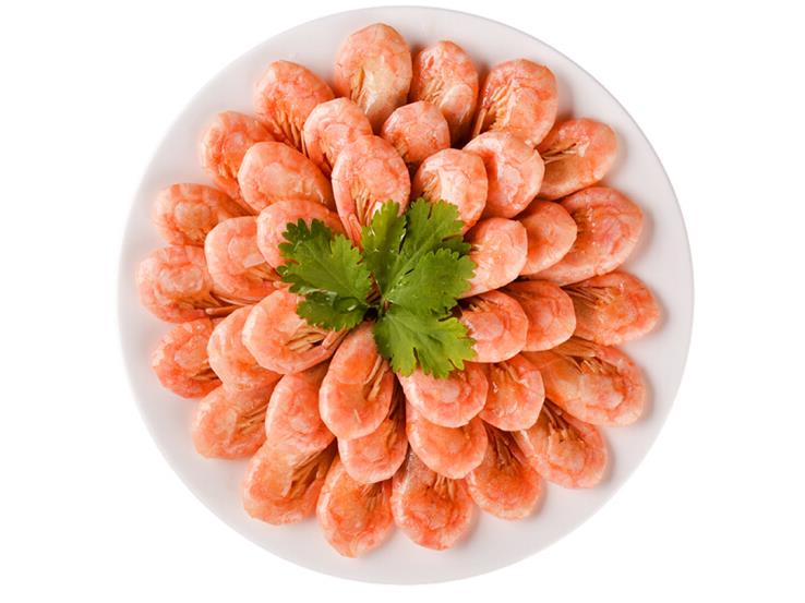 北极熊牌北极虾大甜虾肚头籽新鲜冷冻90/120冰虾籽虾5
