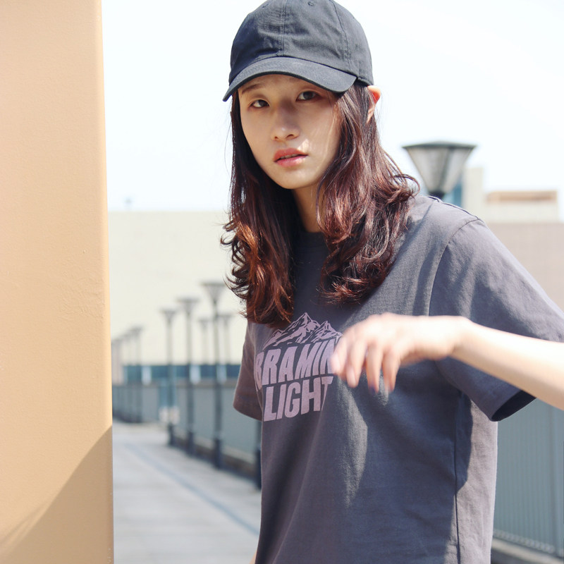 Y STUDIO chic美式复古夏季女学生新款英文印