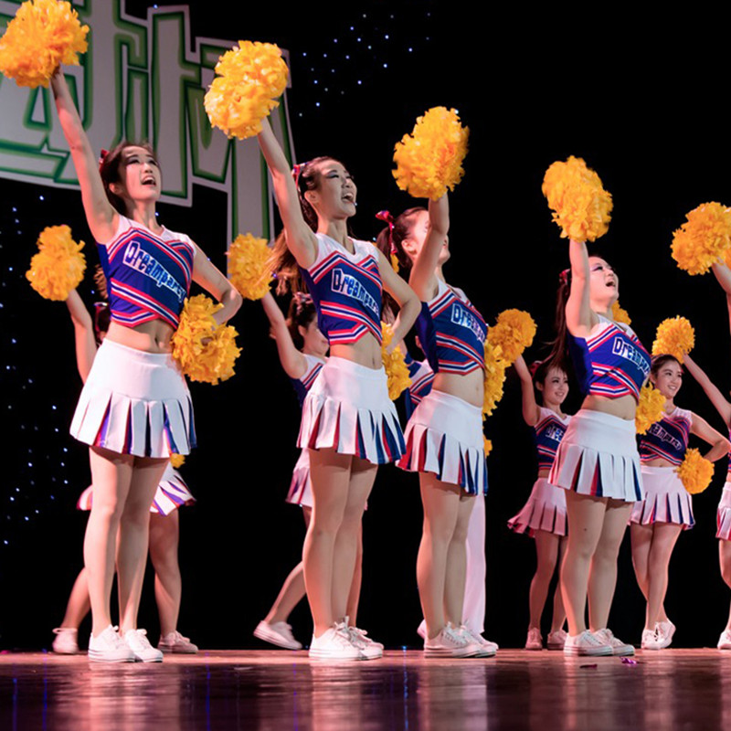 竞技健美操服装艺术体操舞蹈比赛啦啦队表演服定制儿童啦啦操服装