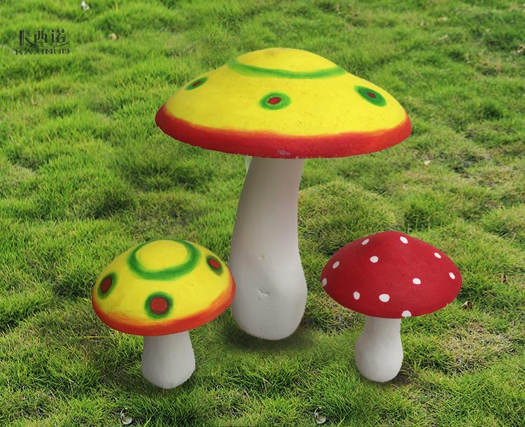 圣诞节大型泡沫蘑菇舞台布景拍照道具橱窗dp点美陈结婚布置道具