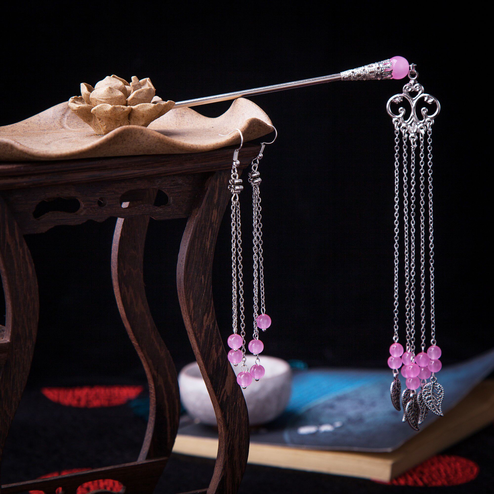 儿童古装头饰 宫廷_古典古代儿童长流苏发簪公主头饰宫廷发饰发钗簪子