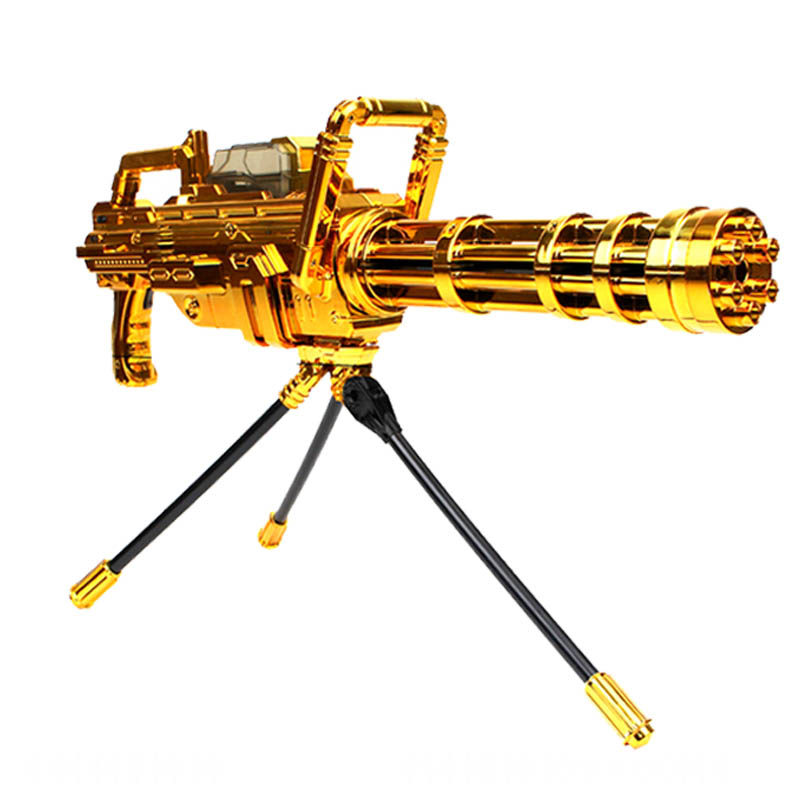 仿真玩具枪加特林机关枪重机枪电动连发水弹枪儿童玩具冲锋枪男孩