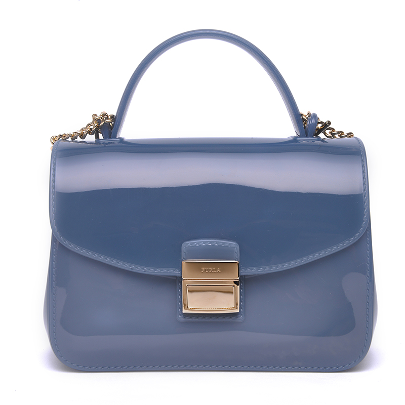 furla/芙拉 女包果冻包 女士手提包小号宝蓝色单肩斜跨包