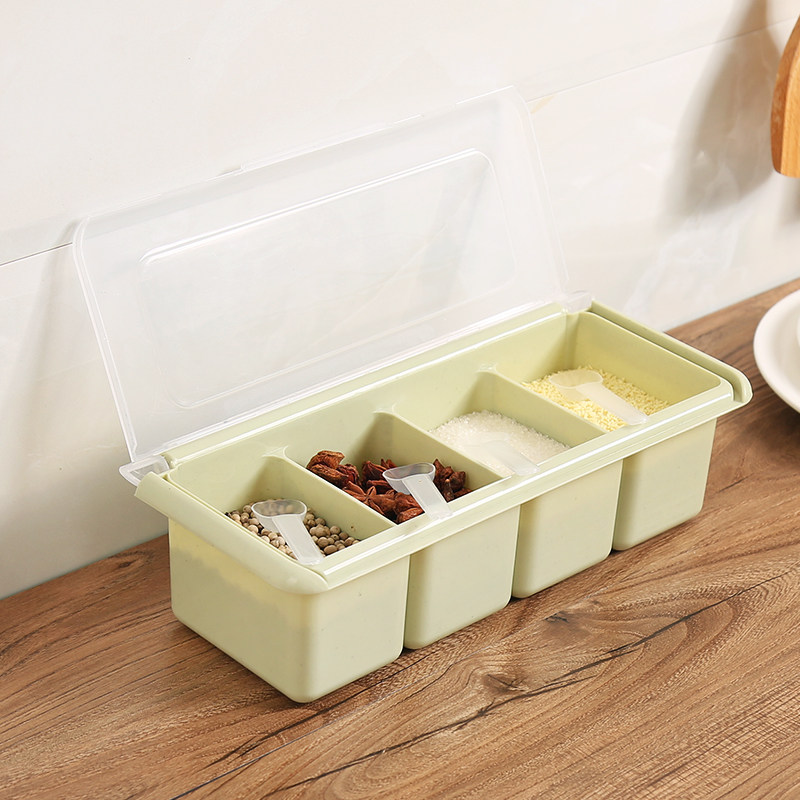 厨房组合调味盒调料罐塑料盐罐调味收纳盒套装佐料盒调料盒调味罐