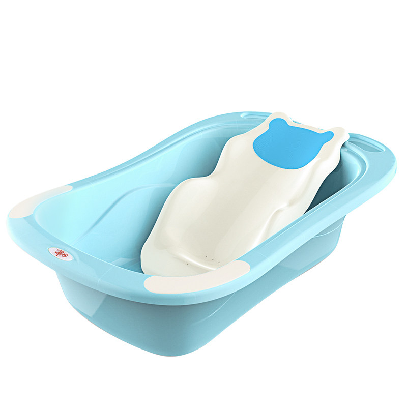日康婴儿浴盆 大号加厚小孩儿童沐浴洗澡盆 新生儿用品宝宝洗浴桶