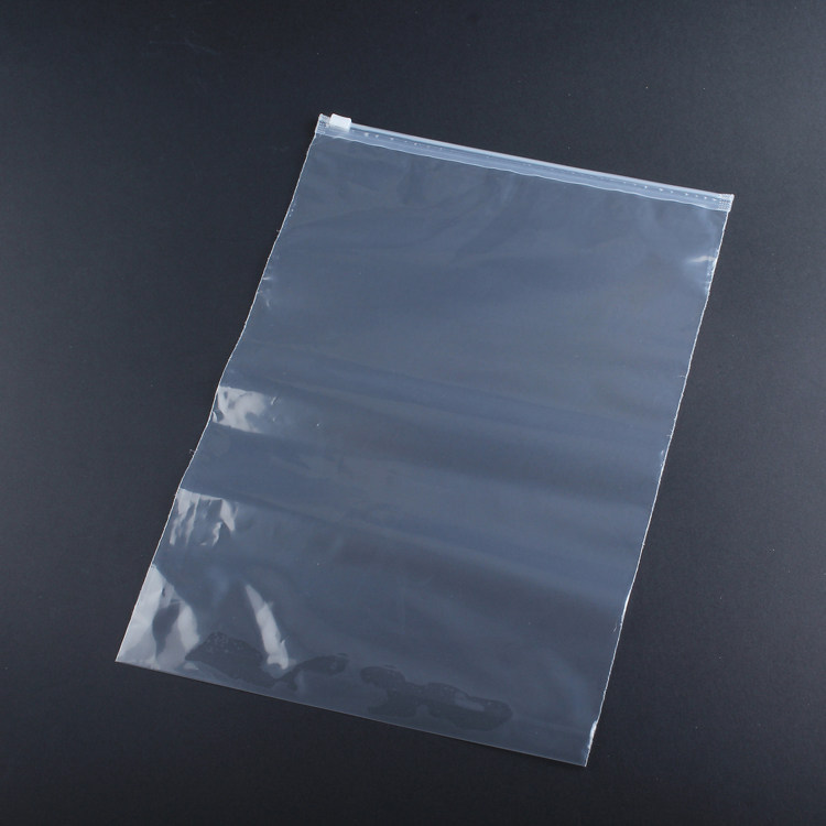 加厚服装拉链袋子30/40塑料包装透明袋pe自封带/50只批发定制logo