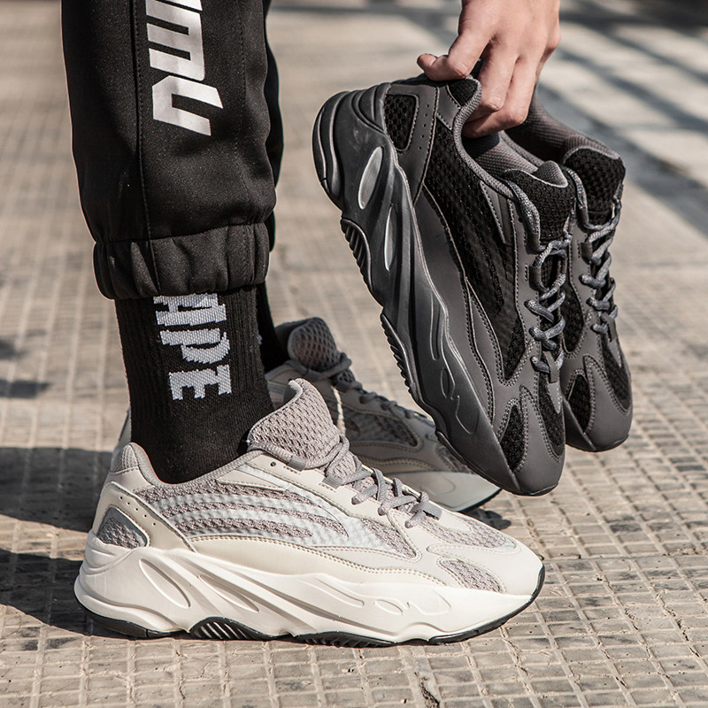 椰子700鞋_正品nmd yeezy男鞋女鞋椰子宝宝700v2反光老爹鞋春季真爆