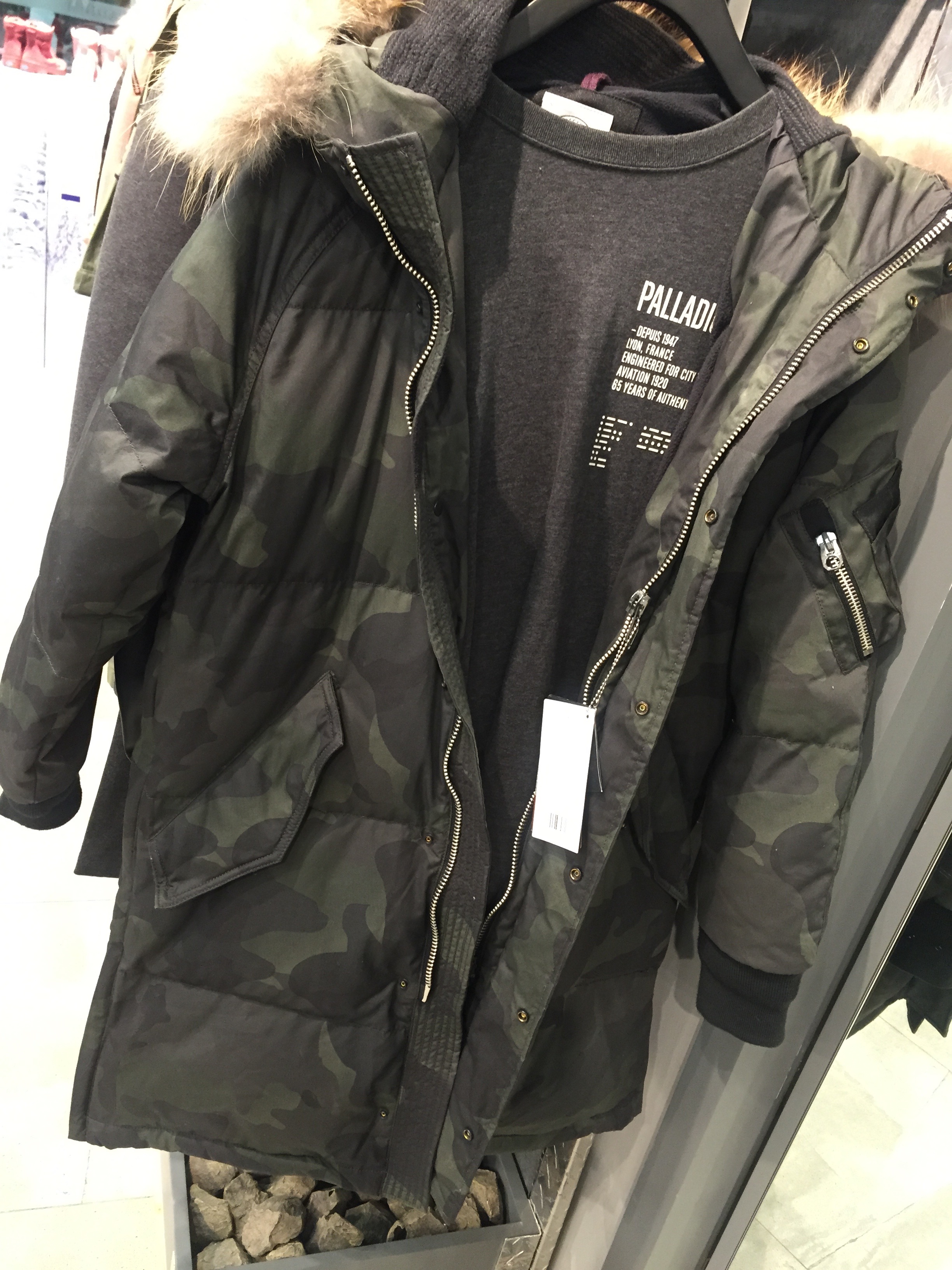 帕拉丁羽绒服 迷彩