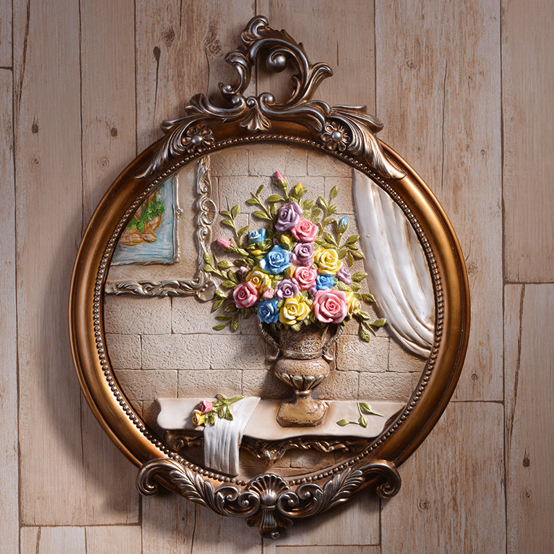 壁饰墙饰墙上挂画_欧式壁挂壁饰墙饰挂饰客厅墙上挂画 抽象立体沙发