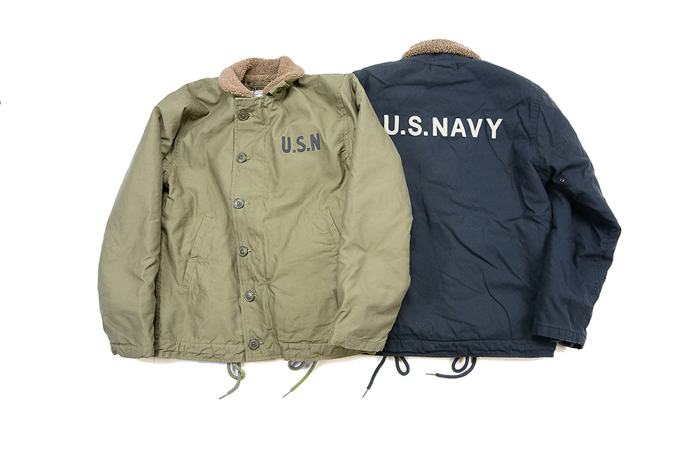 美式复古海军n-1棉服 deck jacket usn甲板服 加厚男士修身n1夹克