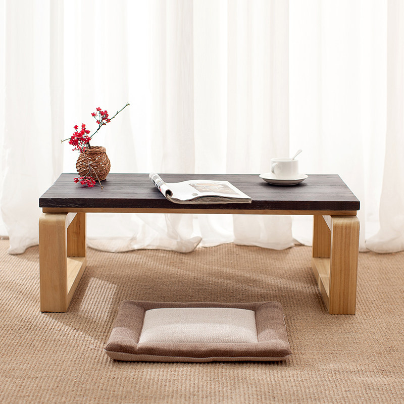 飘窗桌子小茶几现代简约矮桌实木炕桌茶桌日式