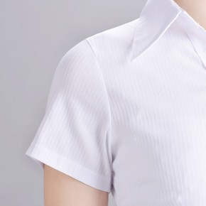 女职业衬衫长袖条纹
