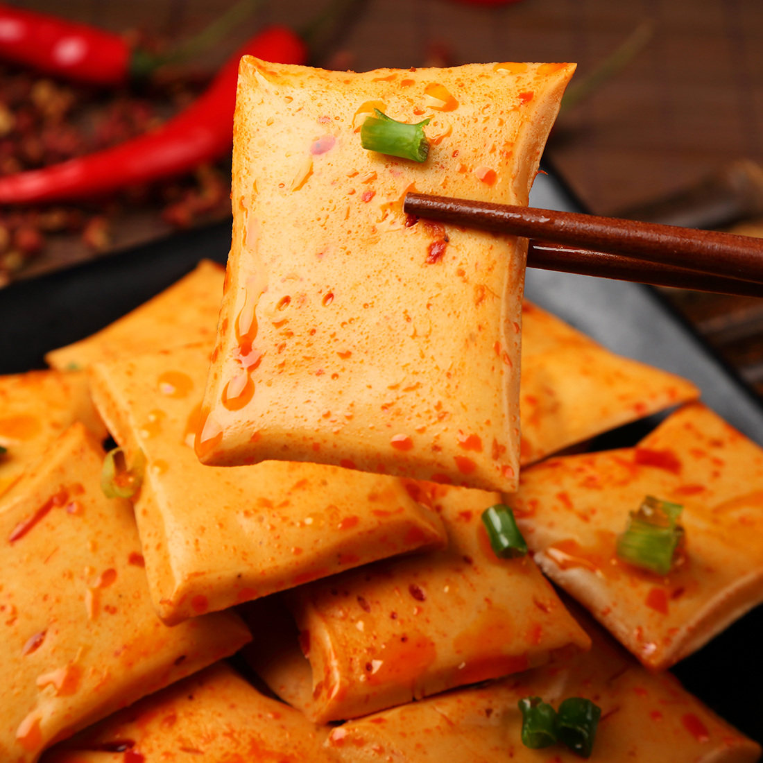 鱼豆腐 零食 香辣味_鱼豆腐卤味豆腐干豆干小包装休闲零食小吃包邮250