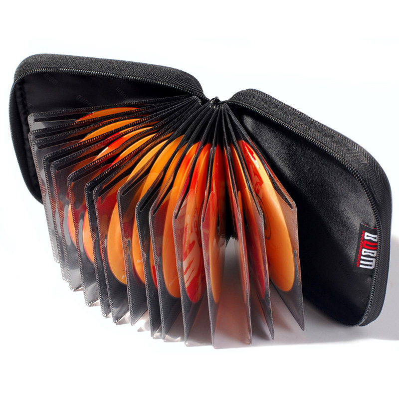 bubm 32片漆皮cd包光盘收纳包大容量cd包时尚光碟包家庭用cd包