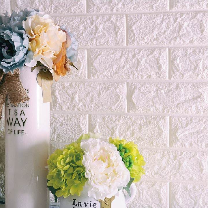 创意立体自粘砖纹墙贴客厅卧室墙纸墙布防撞pe防潮软墙贴3d