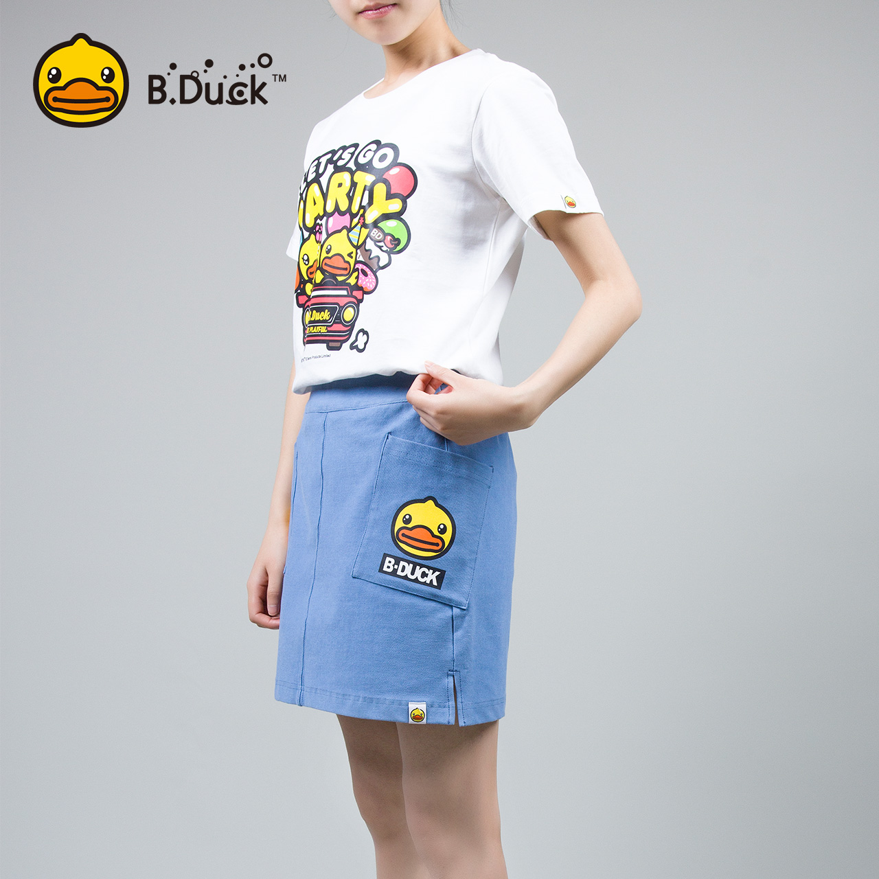 duckb.duck 女装短袖t专柜同款