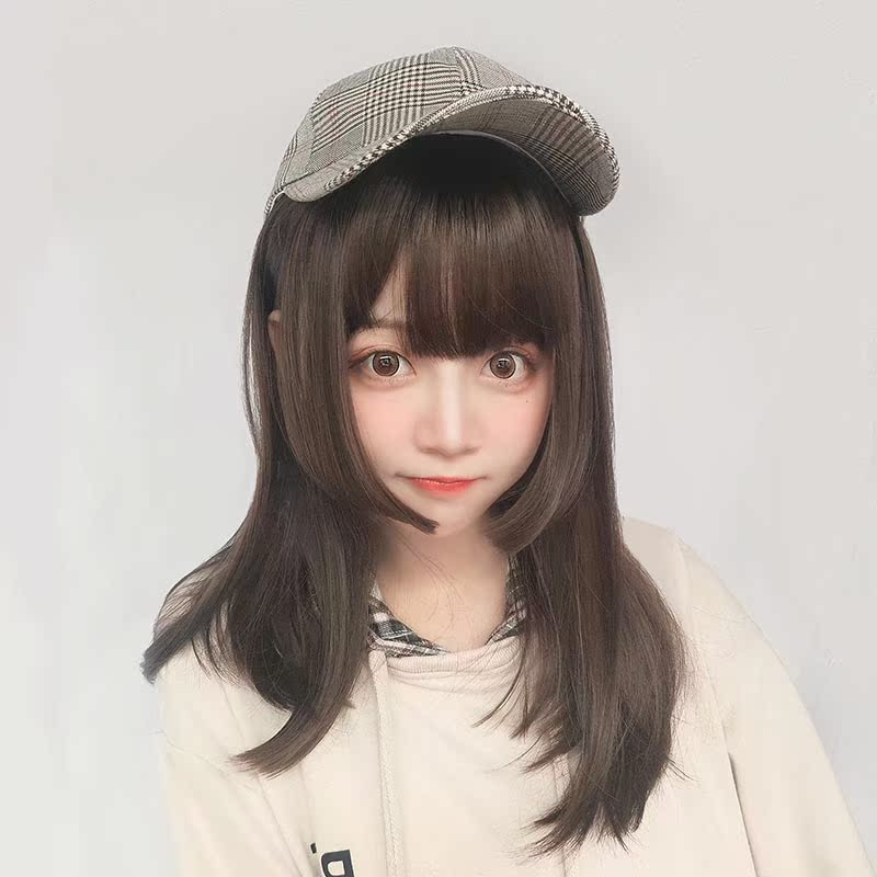 一折锁骨发_日式姬发式水母头锁骨发公主切日系学生甜美自然修脸无痕