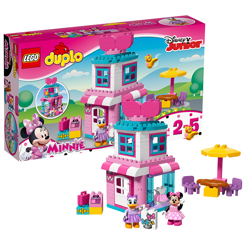 【直营】lego乐高得宝系列 米妮的蝴蝶结精品店