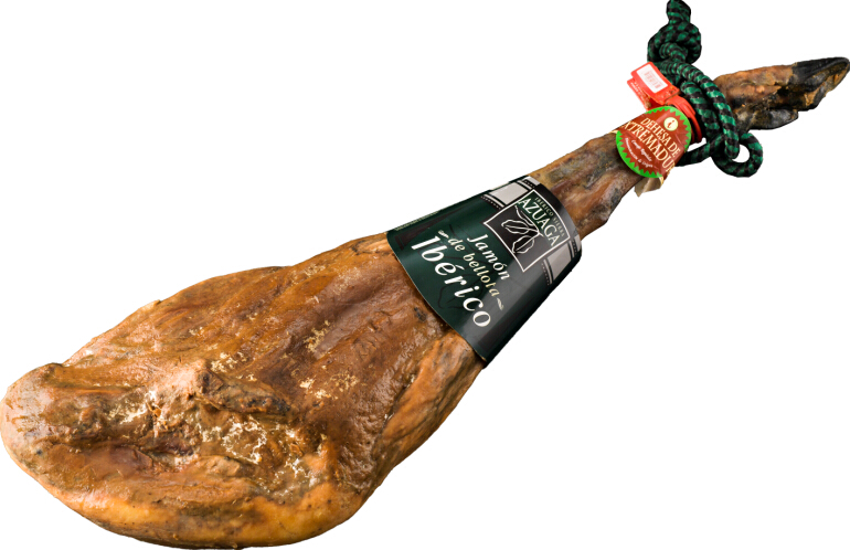 西班牙伊比利亚火腿原装进口橡木果黑猪36个月风干即食整只后腿