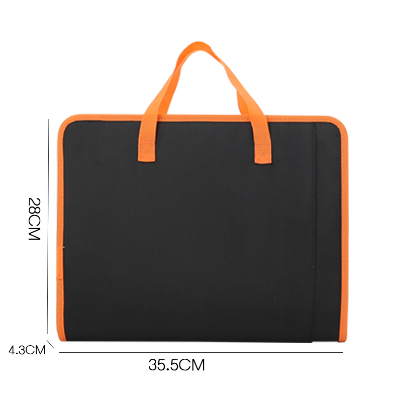 欧斯尼 风琴包手提牛津布A4办公用多层文件夹