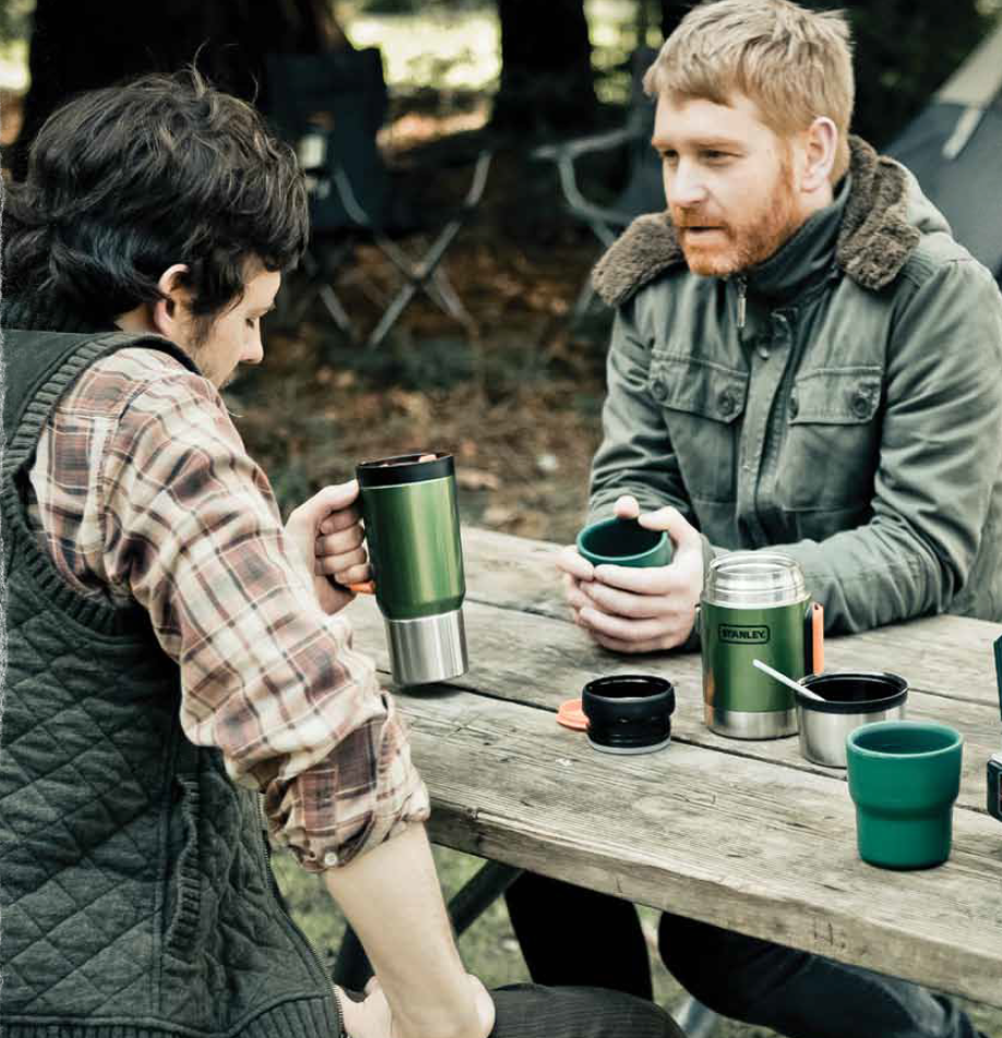 包邮美国stanley正品登山水壶户外野营骑行车载不保温挂扣水杯