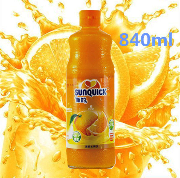 浓缩果汁 原浆_新的浓缩橙汁840ml果汁柳橙味奶茶店鸡尾酒冲饮原浆