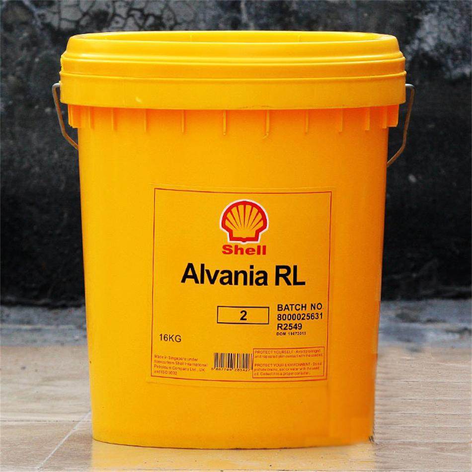 壳牌爱万利shell alvania rl00 0 1 2 3多用途工业润滑脂黄油16kg