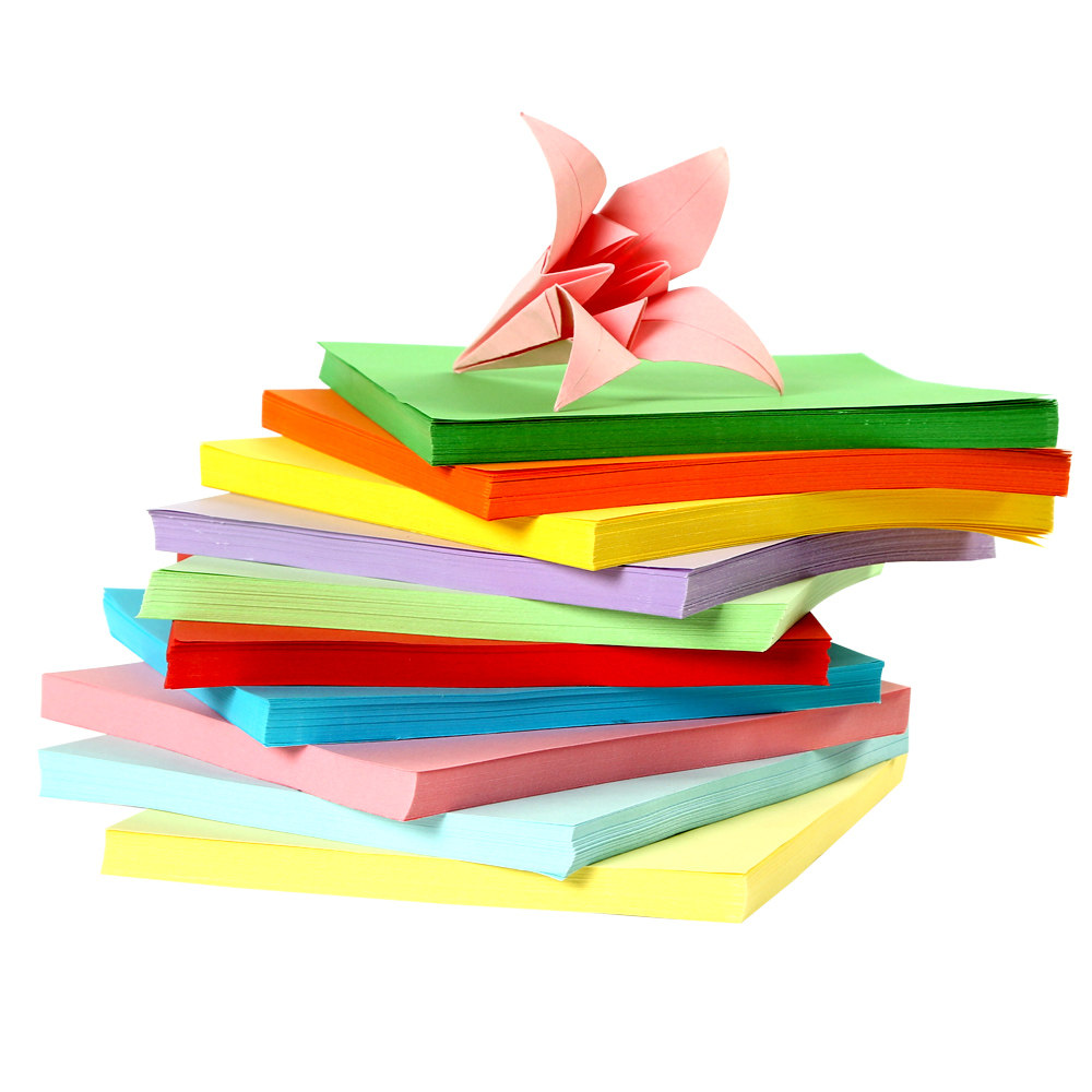 热销幼儿园手工_幼儿园diy手工纸a4彩纸3-6岁儿童彩色折纸材料正方形