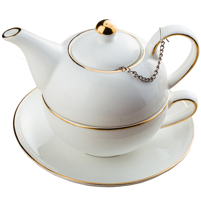 英式骨瓷子母壶泡茶壶套装家用陶瓷花茶壶单人下午茶咖啡杯碟过滤