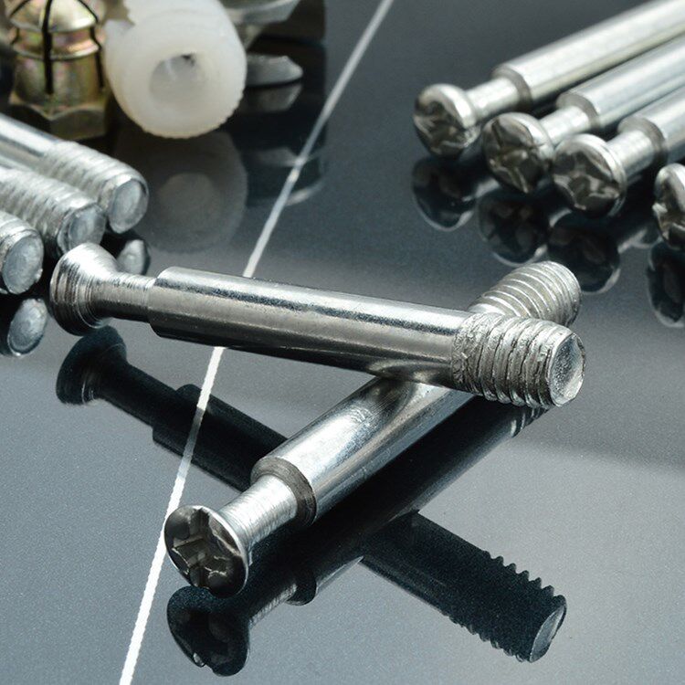 包邮 加厚三合一连接件/螺丝/偏心轮/铁螺母 /连接件/5*40螺杆连接杆