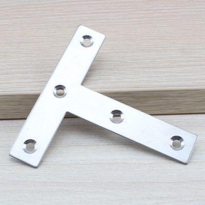 加厚纯不锈钢角码连接件t型字码直片码90度窗户木门专用加固件