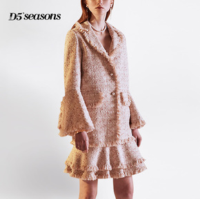 毛呢 短裙 套装