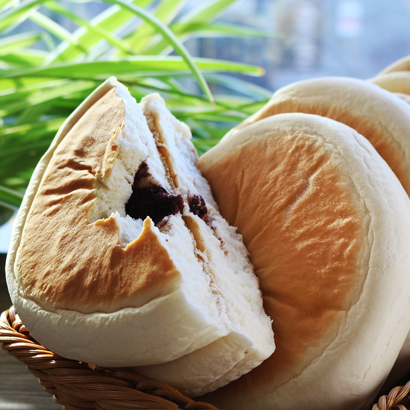 苏北大饼_东北传统老式烧饼 老式大饼子豆沙馅烧饼 豆沙饼发面饼700g