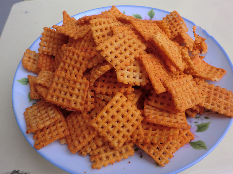 太阳锅巴 零食_陕西特产 麻辣锅巴 零食休闲食品小吃太阳锅巴散装 3斤