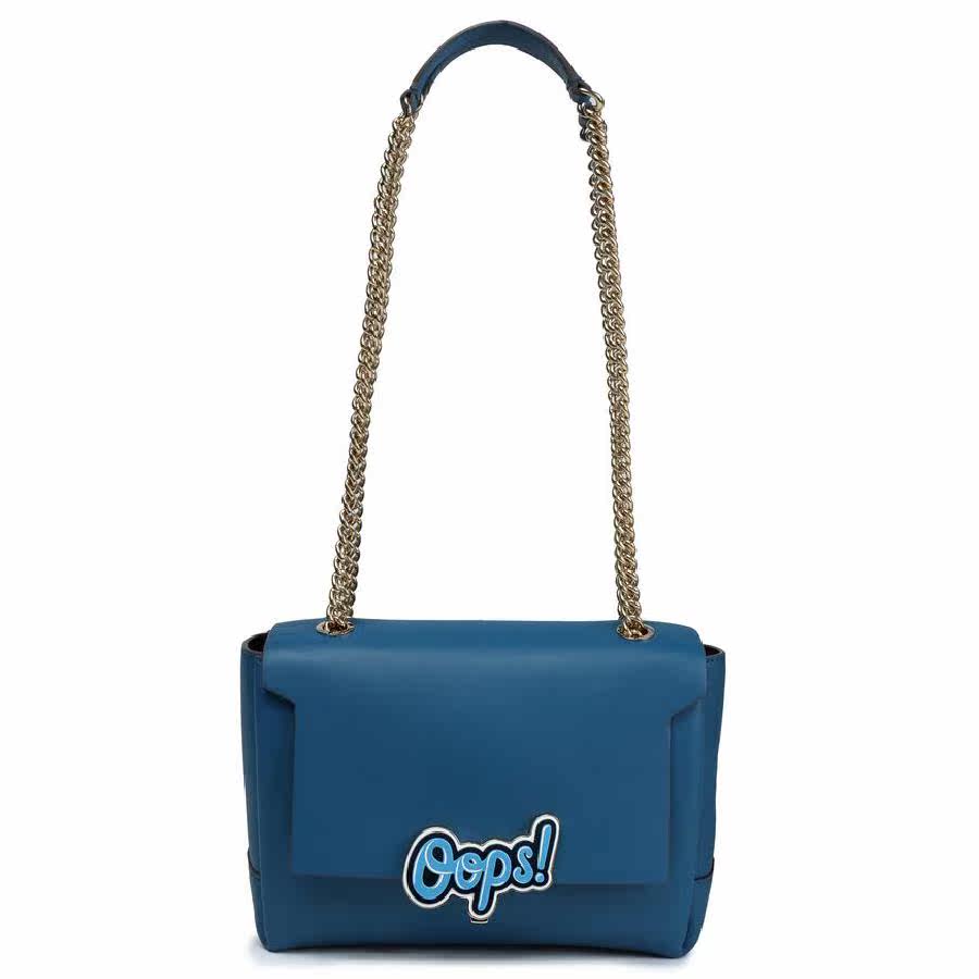 anya hindmarch/安雅·希德玛芝 bathurst带缀饰皮革单肩包女士