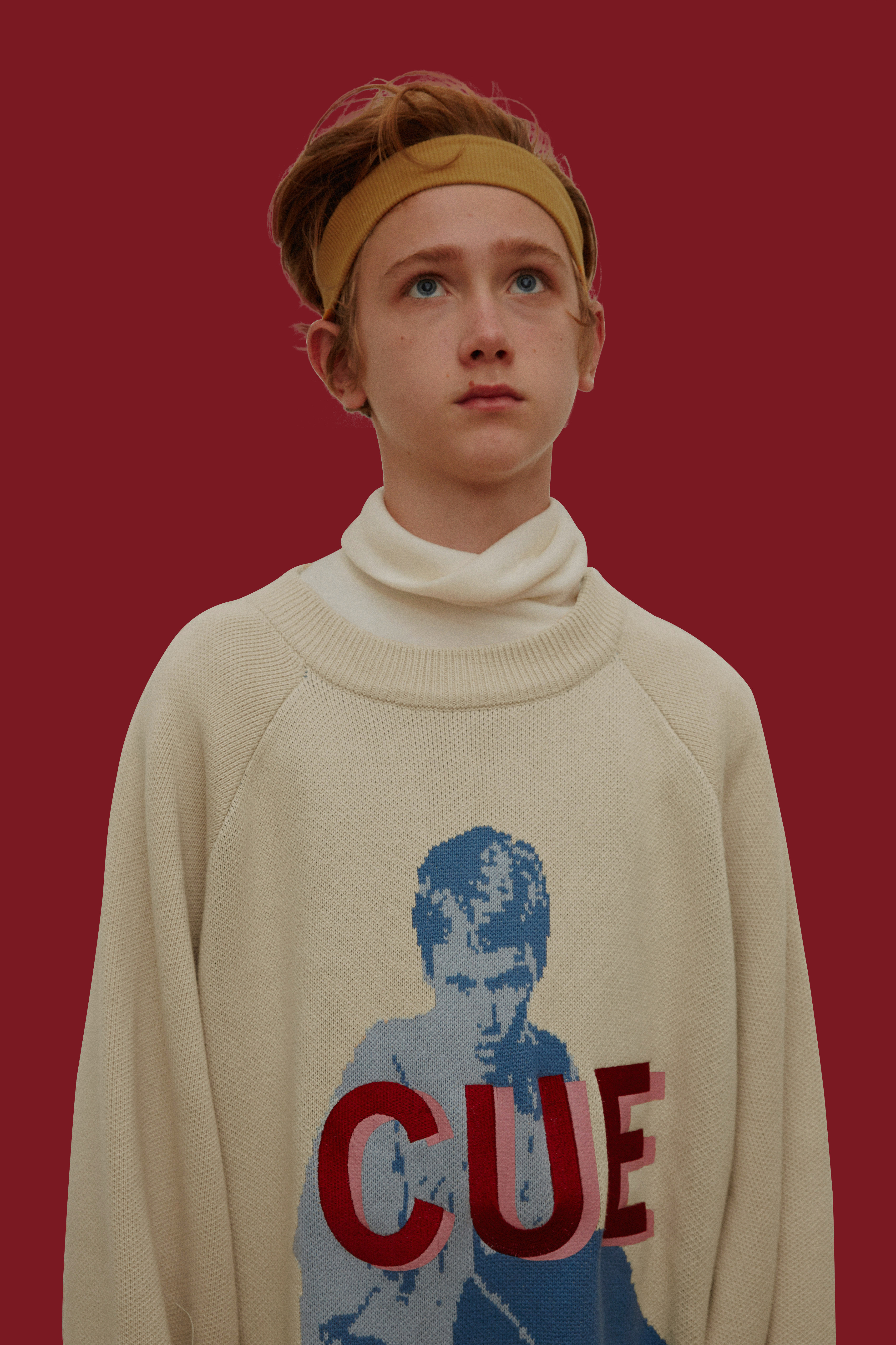 fmacm 2017 aw c /"superstructure" 全棉落肩可翻高领毛衣