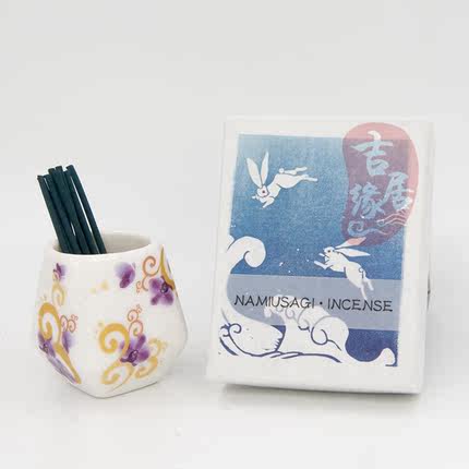 香彩堂 四季系列 白梅 盒装 日本进口香薰 京线香 香料 室内香水_7折