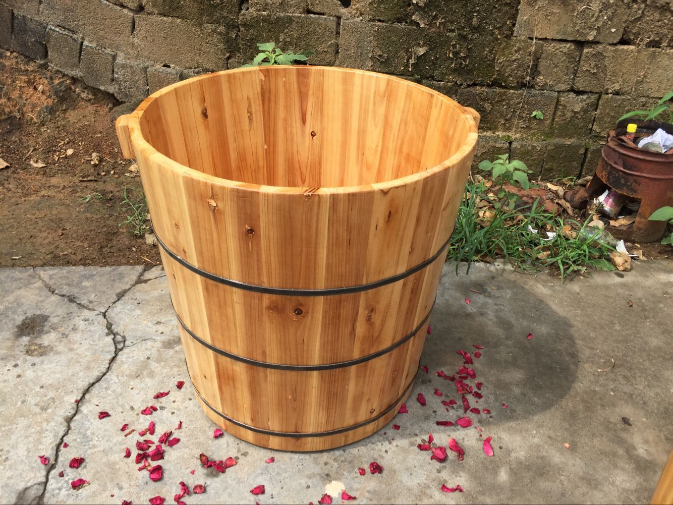 台灣檜木泡澡桶(各種尺寸齊全)-雅典木桶