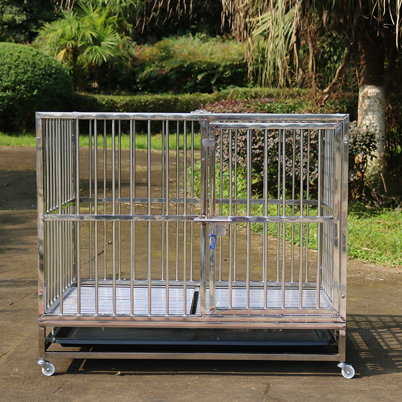 特价不锈钢狗笼子 大型犬