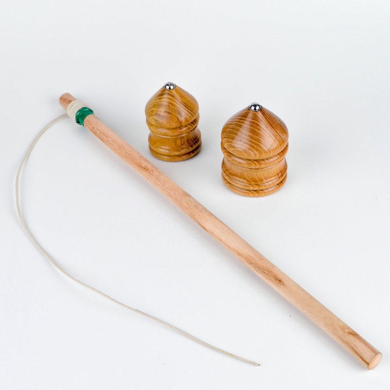 实木大号陀螺木质健身木头抽打鞭绳儿童怀旧中老年玩具传统老式