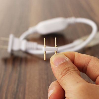 220v高压led灯带2835防水5050光带驱动电源防水插头插针灯带配件