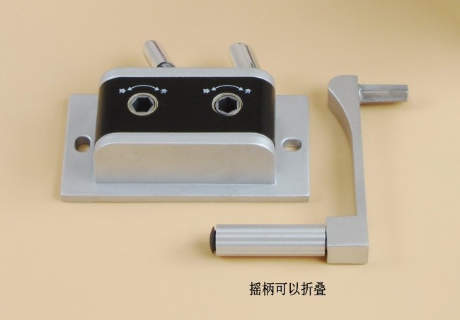 晾衣架升降器_晾衣架配件手摇器 双杆式升降凉衣架通用升降器全套晒