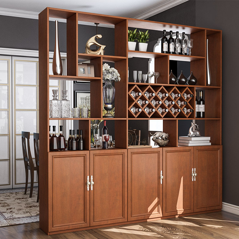 欧式酒柜 客厅_定制酒柜隔断现代简约欧式家用客厅餐厅靠墙门厅玄关柜