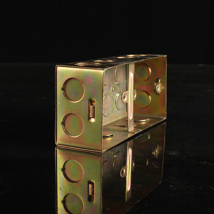 热销金属线盒_钜祥鸿 86暗装底盒 双盒金属172连体接线盒 160*72*50mm