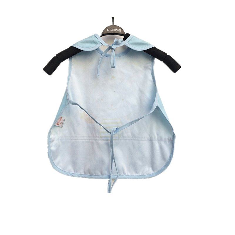 喂3岁婴幼儿公主小兜子带饭女宝宝大童立体防小孩吃饭围兜扣带