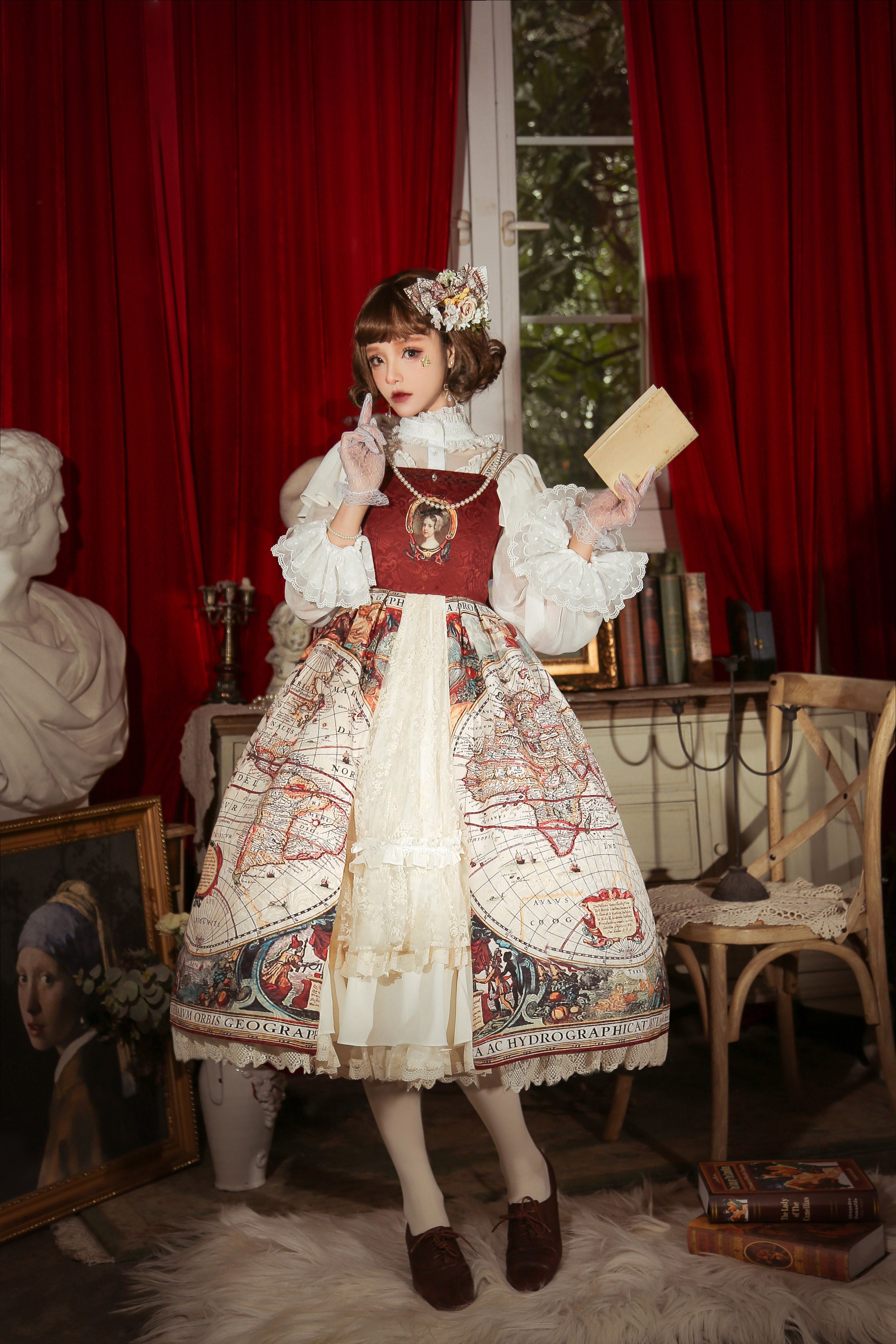 特价复古洋装 欧美_洛丽塔洋装lolita花嫁宫廷宫廷复古连衣裙巴洛克风